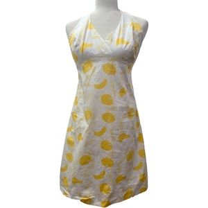 Lilly Pulitzer mini dress size 8 white and yellow